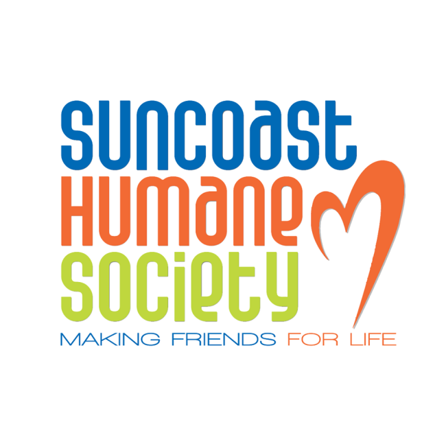 Suncoast Humane Society (Englewood, Florida) logo heart making friends for life