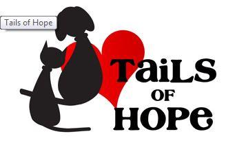 Tails of Hope (Oakhurst, New Jersey) | logo of black dog, black cat, red heart, text Tails of Hope 