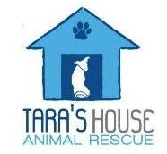 Tara's House Animal Rescue (Townson, Maryland) | logo of blue dog house, paw print, white dog, text Tara's House Animal Rescue