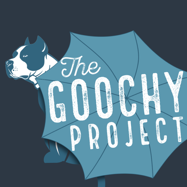 The Goochy Project (Seattle, Washington) logo dog with umbrella over it