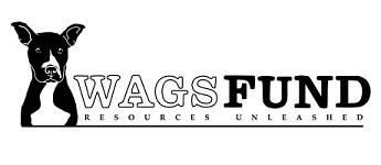 WAGS Fund (Houston, Texas) | logo of black and white dog, WAGS Fund, resources unleashed