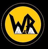 Westside Rescue (Clovis, California) | logo of yellow and black circle, letters W, R, white tents, black dog, person