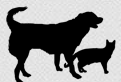 Wright-Way Rescue (Murphysboro, Illinois) | logo of black dog, black cat, text Wright-Way Rescue, live, love, adopt