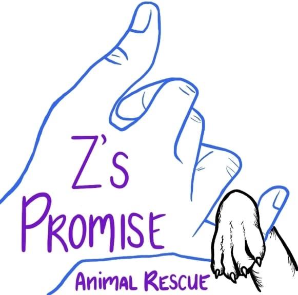 Z's Promise Animal Rescue (Las Vegas, Nevada) logo paw around human hand