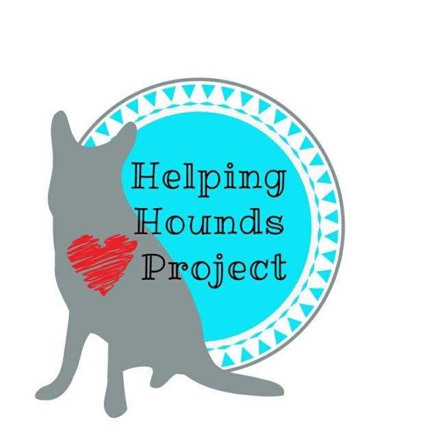 Helping Hounds Project, Inc (Middleburg, Florida) logo with heart on dog in circle