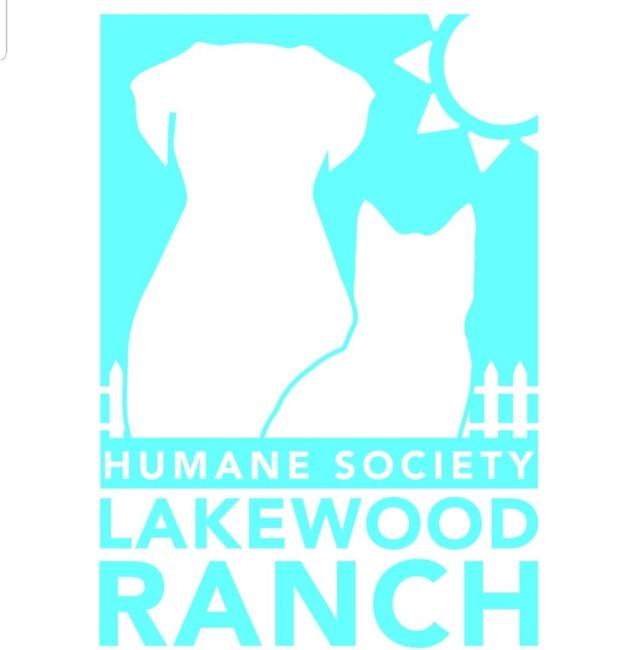 The Humane Society at Lakewood Ranch (Myakka City, Florida) logo with dog and cat in sunshine