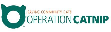 Operation Catnip of Gainesville (Gainesville, Florida) logo is a green circle with cat ears, the organization name, and tagline