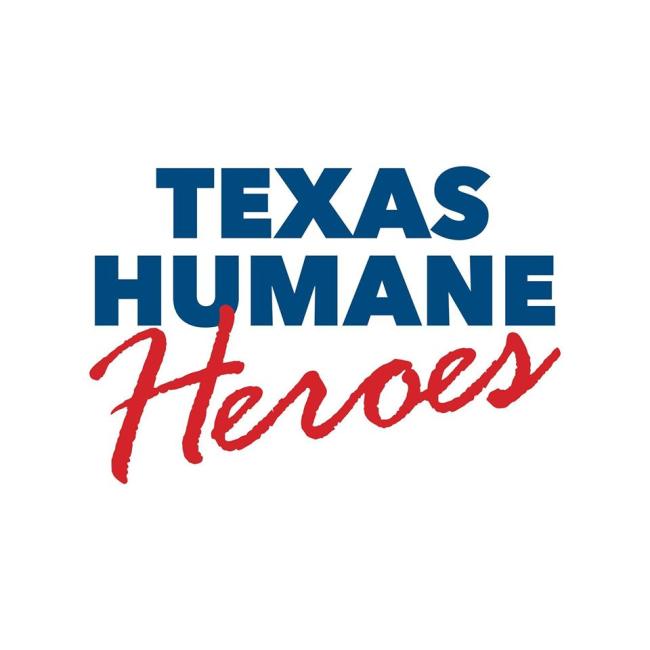Texas Humane Heroes (Leander, Texas) logo with texas humane heroes text