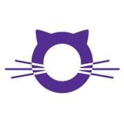 Watching Over Whiskers (Springfield, Missouri) logo cat face silhouette