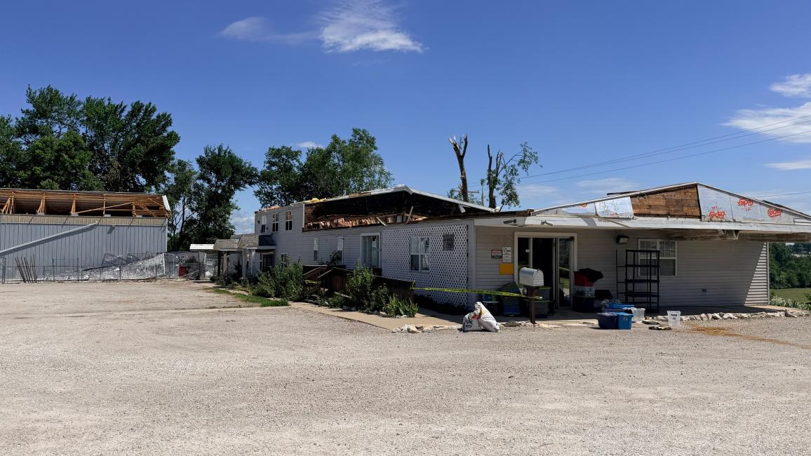 Destruction of the Animal Protective League shelter after the tornado