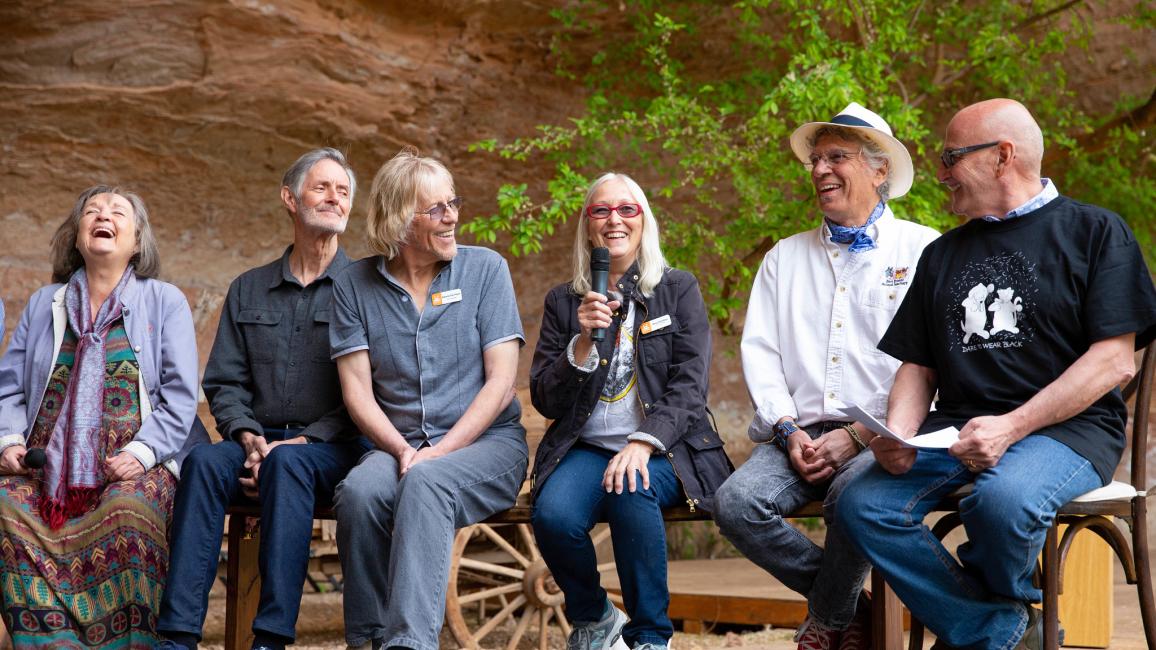 Group of Best Friends co-founders from an All Staff meeting