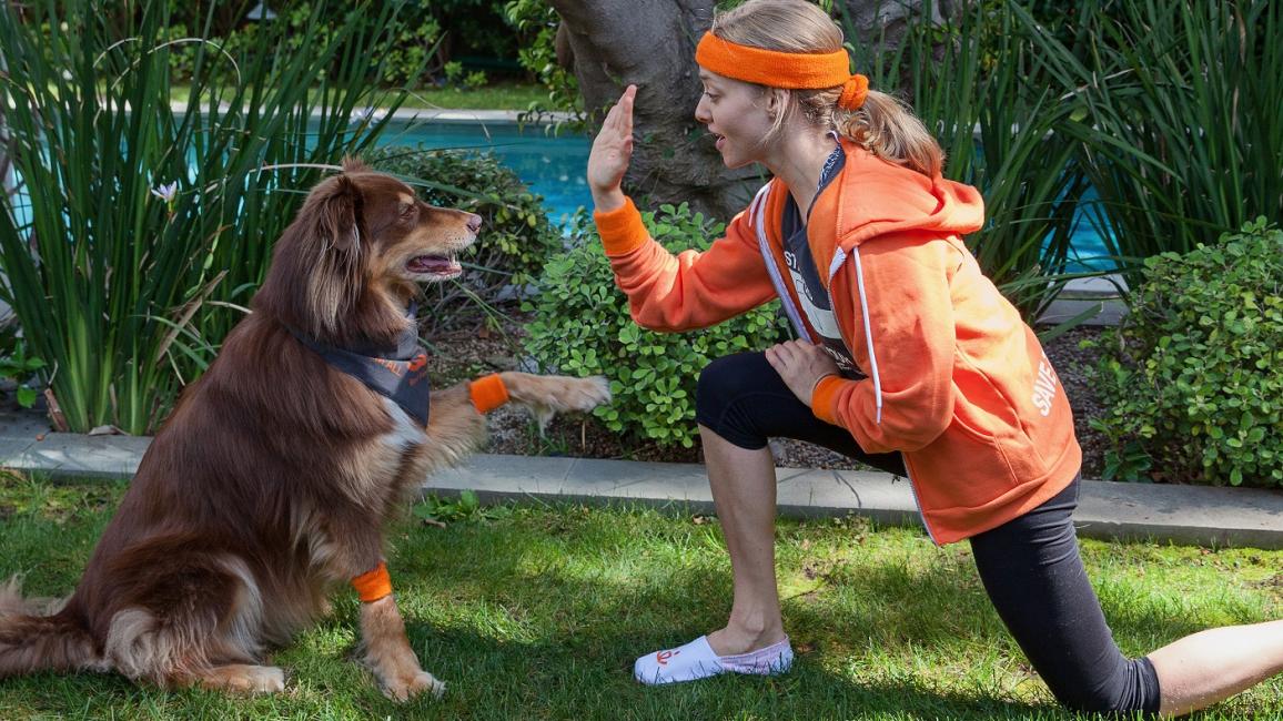 Amanda Seyfried, her dog Finn, and Chelsea Handler’s dog Chunk to raise funds and attend Strut Your Mutt