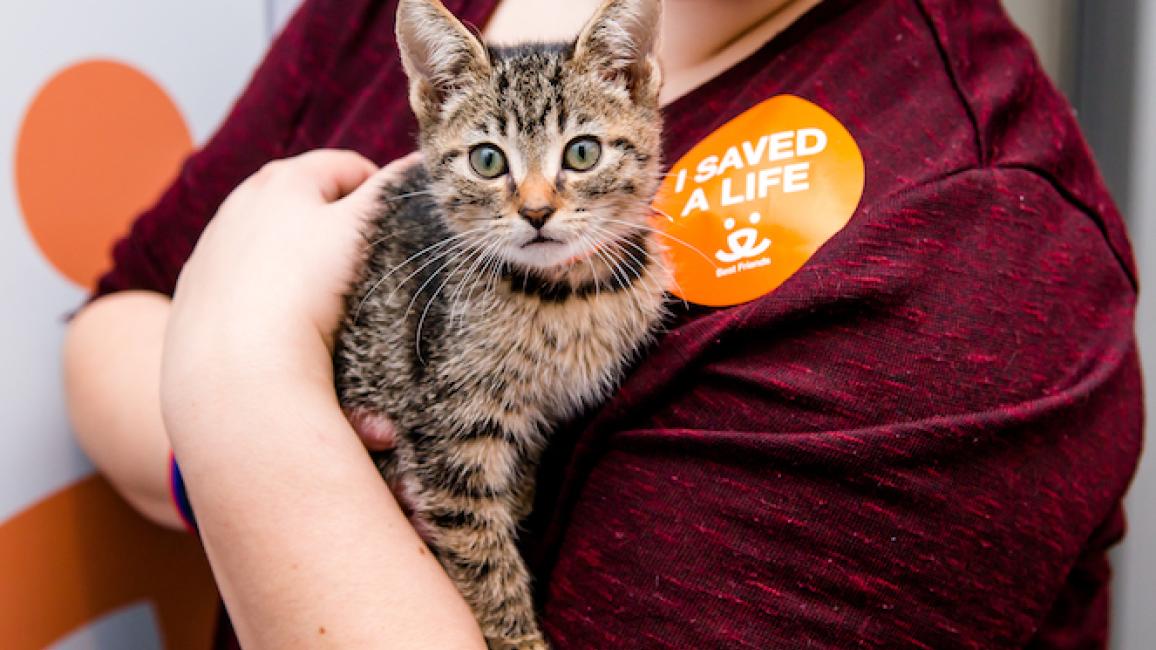 Anthony and his new mom!