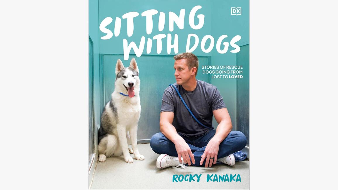 Cover of the book, 'Sitting with Dogs'