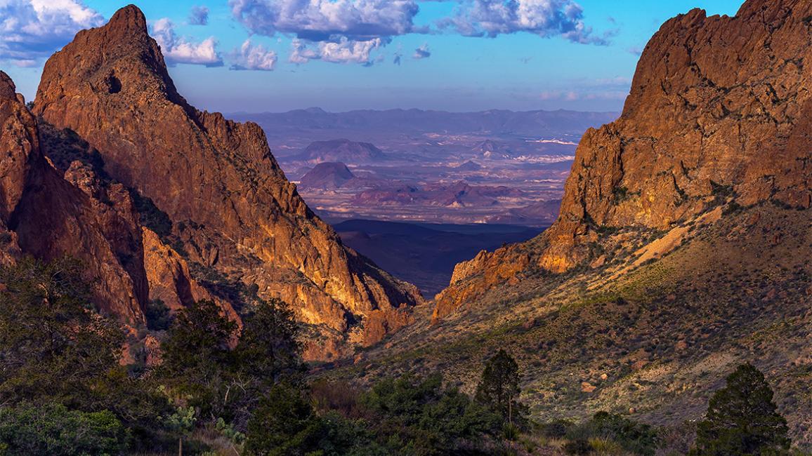 Rock formations at Big Bend National Park in Texas