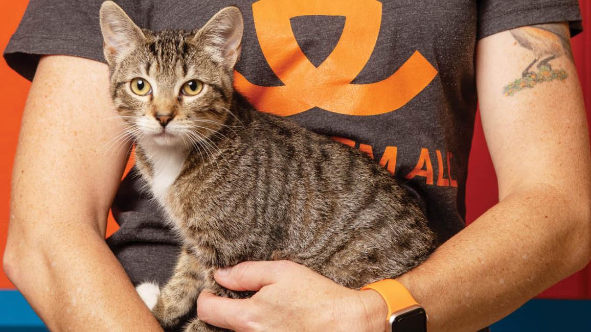 August 2025 cover of Houston pet Talk Magazine