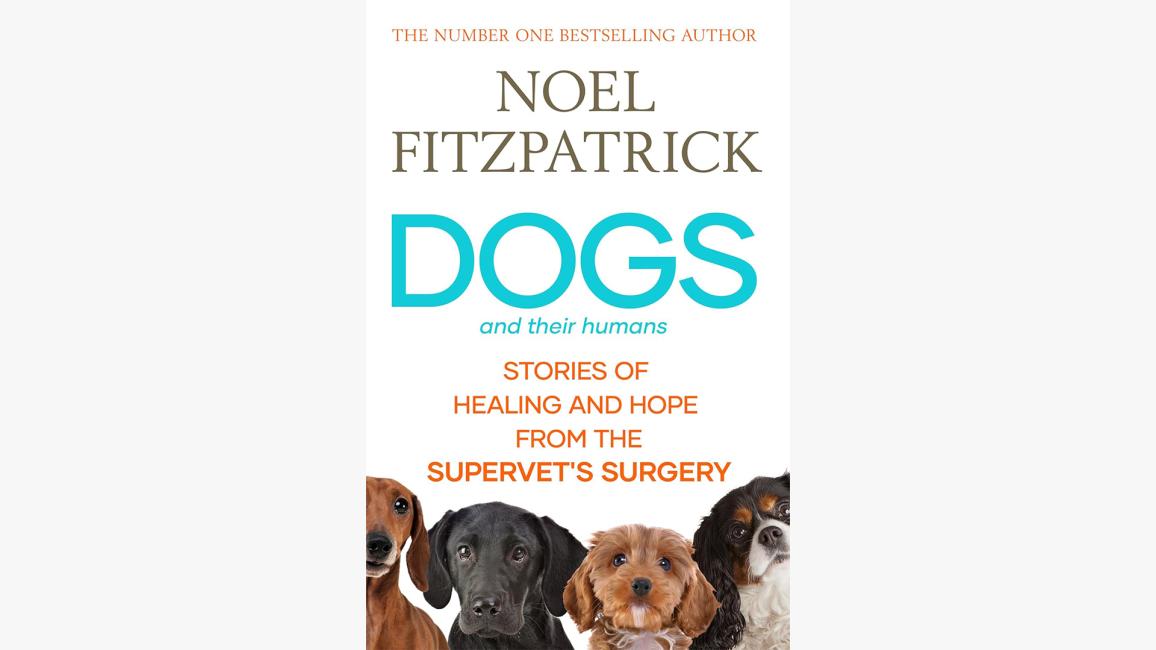 Book cover for "Dogs and Their Humans: Stories of Healing and Hope from the Supervet’s Surgery"