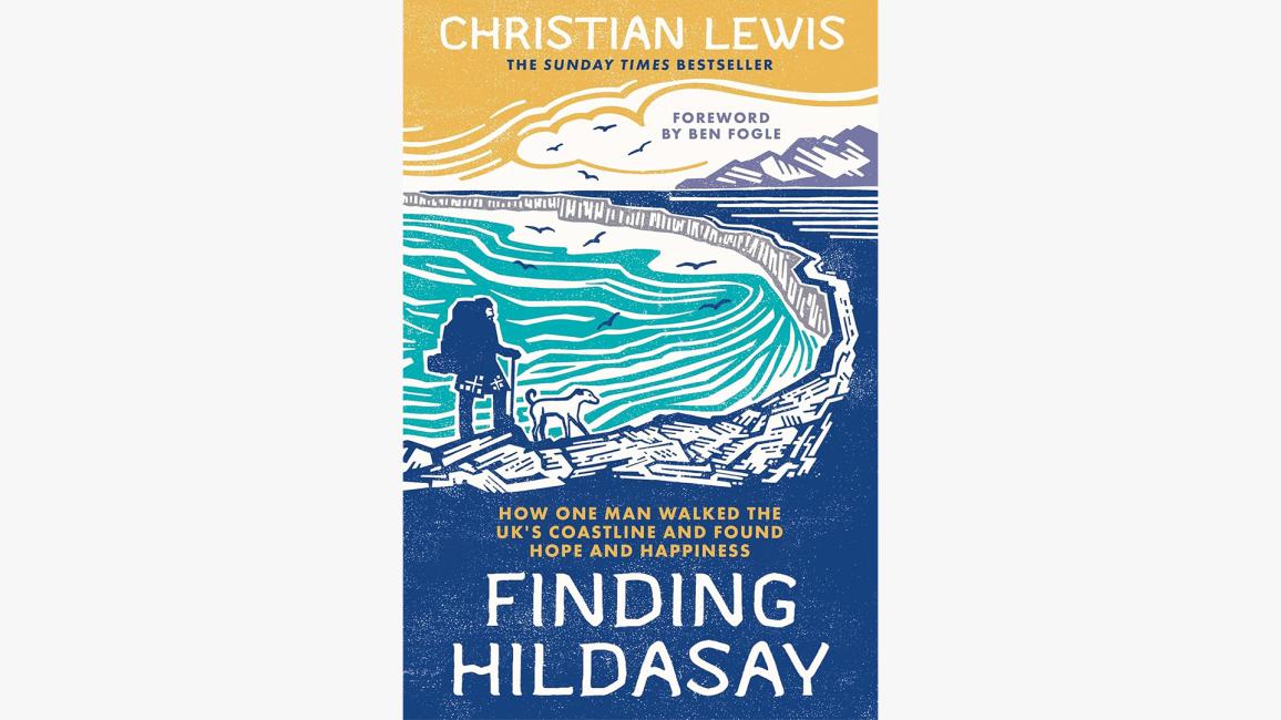 Cover of the book, 'Finding Hildasay: How One Man Walked the UK Coastline and Found Happiness and Hope'