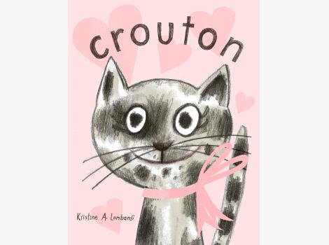 Cover of the book, ‘Crouton: One Cat’s Adoption Tale’ 