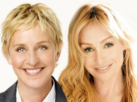 Ellen DeGeneres and Portia de Rossi