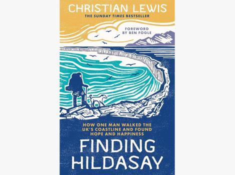 Cover of the book, 'Finding Hildasay: How One Man Walked the UK Coastline and Found Happiness and Hope'